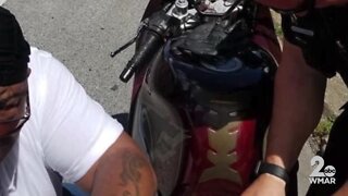 Biker's post thanking Baltimore City police officer goes viral