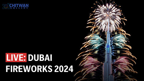 Dubai 🇦🇪 Dubai Fireworks 2024 [ 4K ] Live