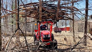 Picking Up Sticks - Spring Cleaning with the Kioti CK2610