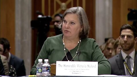 Nuland is "gratified" that Nord Stream 2 is "a hunk of metal at the bottom of the sea"