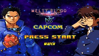 Melty Blood Vs Capcom Miyako Vs Megaman