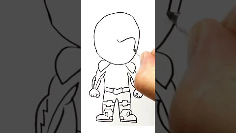 How to draw and paint Reverse Flash Step by Step #shorts