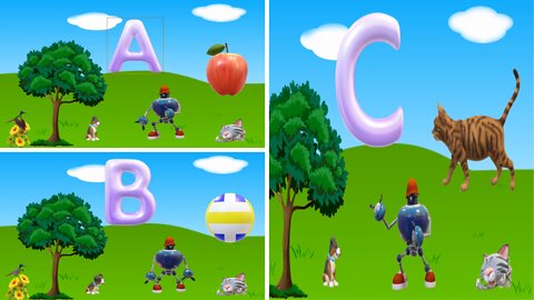ABC Flashcards for Toddlers | Babies First Words & ABCD Alphabets for Kids