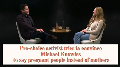 Michael Knowles, I Prefer To Use Precise Language