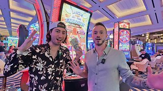 I Gave My Cousin $300 To Plays Slots In Las Vegas!