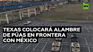 Autoridades de Texas prometen instalar alambre de púas a lo largo de toda su frontera con México