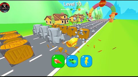 shape shifting game play video level 01 to 10 | 3D video games