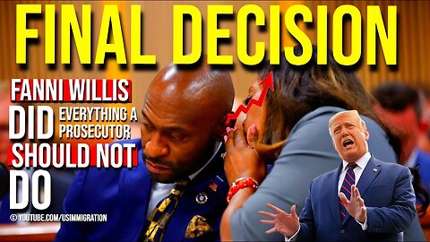 Fani Willis did everything a prosecutor shouldn't do🔥Judge reaches FINAL disqualification decision