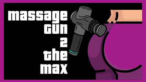 How to use a Massage Gun on your Gluteus Maximus muscle | Massage gun for the glutes | Booty gains