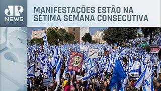 Protestos acontecem em Israel contra a reforma judiciária