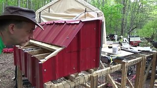 Finishing The Super Deluxe Chicken Tractor