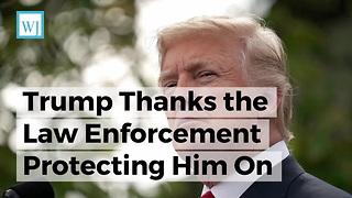 Trump Thanks the Law Enforcement Protecting Him On Christmas by Reaching into His Own Wallet