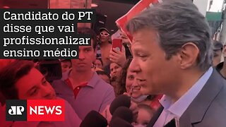 Fernando Haddad busca votos em Ribeirão Preto