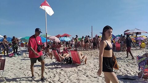 🇧🇷 Leme Beach, Rio de Janeiro 🔥 walking tour