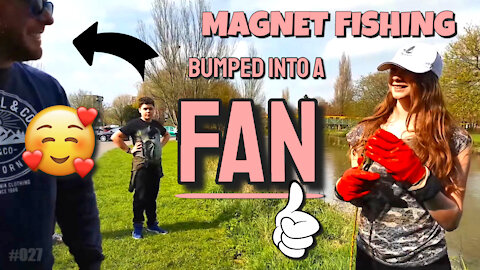 Magnet Fishing Bumped Into a FAN. Fishing in the River Tame.