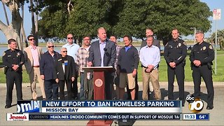 Mayor leads new effort to ban homeless parking