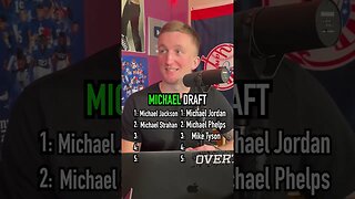 The MICHAEL DRAFT!! Who would you take 1st overall? #shorts #michael #mike #names #draft #podcast