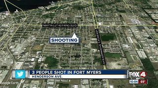 3 people shot in Fort Myers