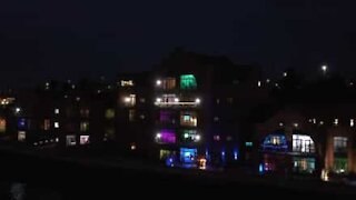 Residents turn their apartments into one big colorful nightclub