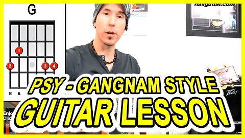 Acoustic Guitar Lesson - PSY - Gangnam Style ‪- ‪강남스타일‬ Easy‬ ‪Tutorial‬ pt2