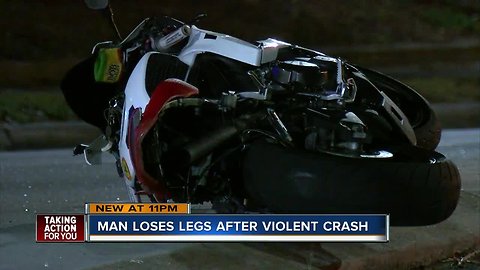 Video shows state trooper saving a motorcyclist who lost both legs in hit-and-run crash