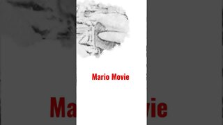 Mario Movie Poster Sketch Timelapse #mariomovie #mario #nintendo