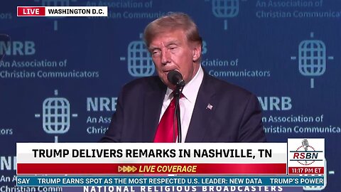 Trump Addresses Christian Broadcasters at NRB Convention - (2.22.24)