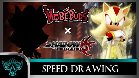 Speed Drawing: Shadow The Hedgehog - Super Shadow (Mobébuds Style)