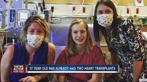 17-year-old whose had three beating hearts inspires others