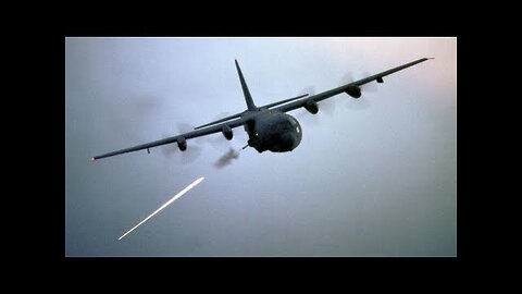 AC130 Gunship in Action Firing All Its Cannons Exercise Emerald Warrior.mp4