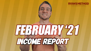 February 2021 Income Report (Amazon FBA, Merch, KDP, Print on Demand, & AdSense)