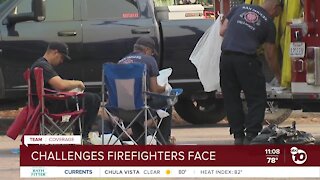 Challenges firefighters face
