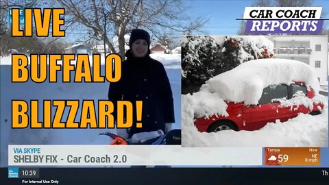 Buffalo BLIZZARD Lake Effect Snow Coverage: Shelby Fix is in the STORM