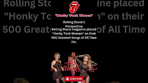 Honkey Tonk Women Rolling Stone's Perspective #shorts #rollingstones #rocknroll