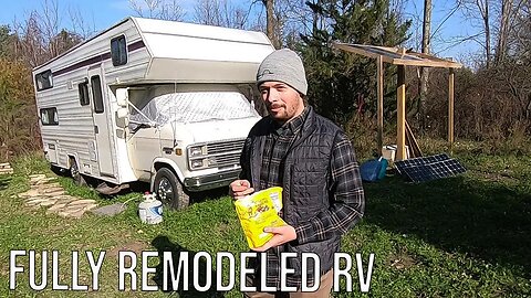 Off-Grid Tour of Remodeled RV