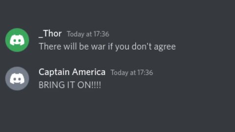 If Thor and Captain America Argued On Discord