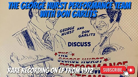 George Hurst and Don Garlits Discuss the George Hurst Performance Team 1972! #racing