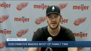 Svechnikov brothers make the most of limited family time