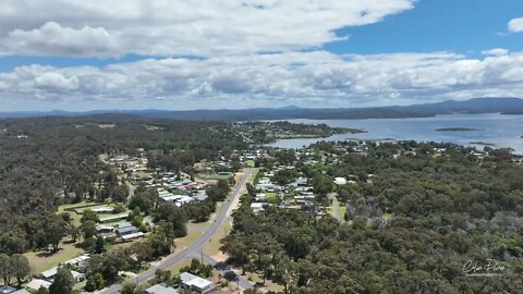 Mallacoota Mouth To Golf Club by drone 10 Dec 22