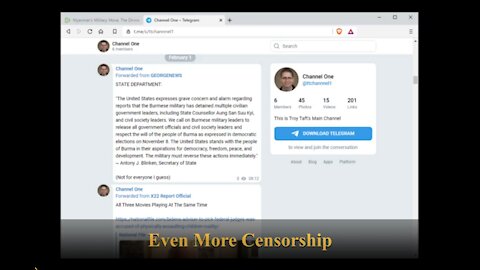 Even More Censorship
