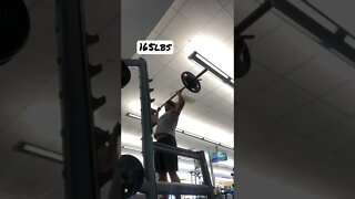 165 Overhead Press PR #shorts