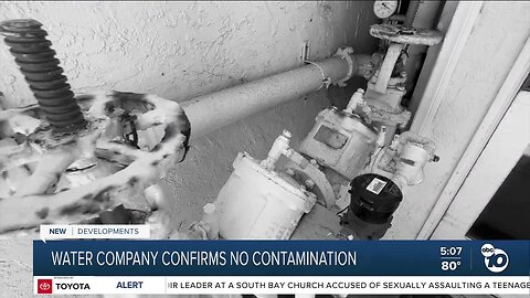 Water company confirms no contamination