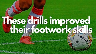 5 ESSENTIAL soccer footwork drills for kids - U12 / U10 / U8 / U6