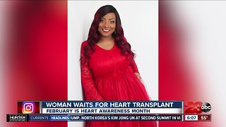 Woman waits for heart transplant