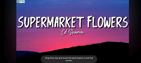 Supermarket flowers by Ed sheeran