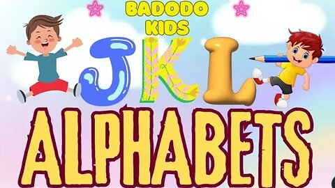 English Alphabets J K L | Phonics and Tracing Nursery Rhyme For Kids 😄