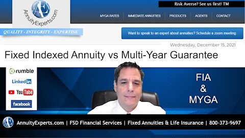 Fixed Indexed Annuity (FIA) vs Multi-Year Guarantee Annuity (MYGA)