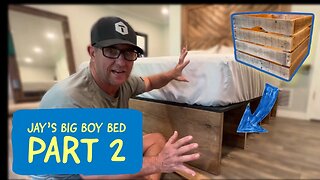 Jay’s Big Boy Bed// Building Storage Crates// #VEVOR