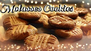 Bake with Me: Delicious Homemade Molasses Cookies🥣