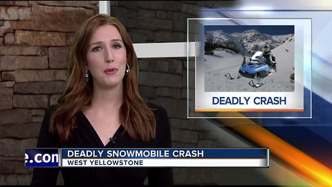 1 killed, another injured in W Yellowstone snowmobile crash